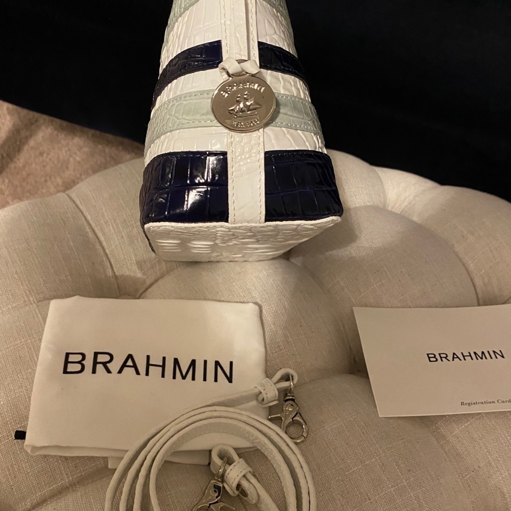 ✨SOLD✨SALE✨BRAHMIN NWT! RARE MELBOURNE LEATHER BAG - Picture 9 of 14